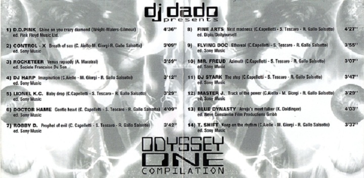 DJ Dado - Odyssey One Compilation 1996 - Cover Back.jpeg