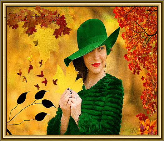 Wrzesien  Pazdziernik  Litopad  2021  Rok - kobieta--i--zielony--kapelusz1.gif