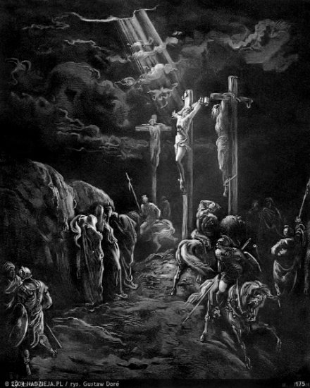 Grafiki Gustawa Dor do Biblii Jakuba Wujka - 175 Śmierć Chrystusa Ś. Mateusz 27,50.jpg